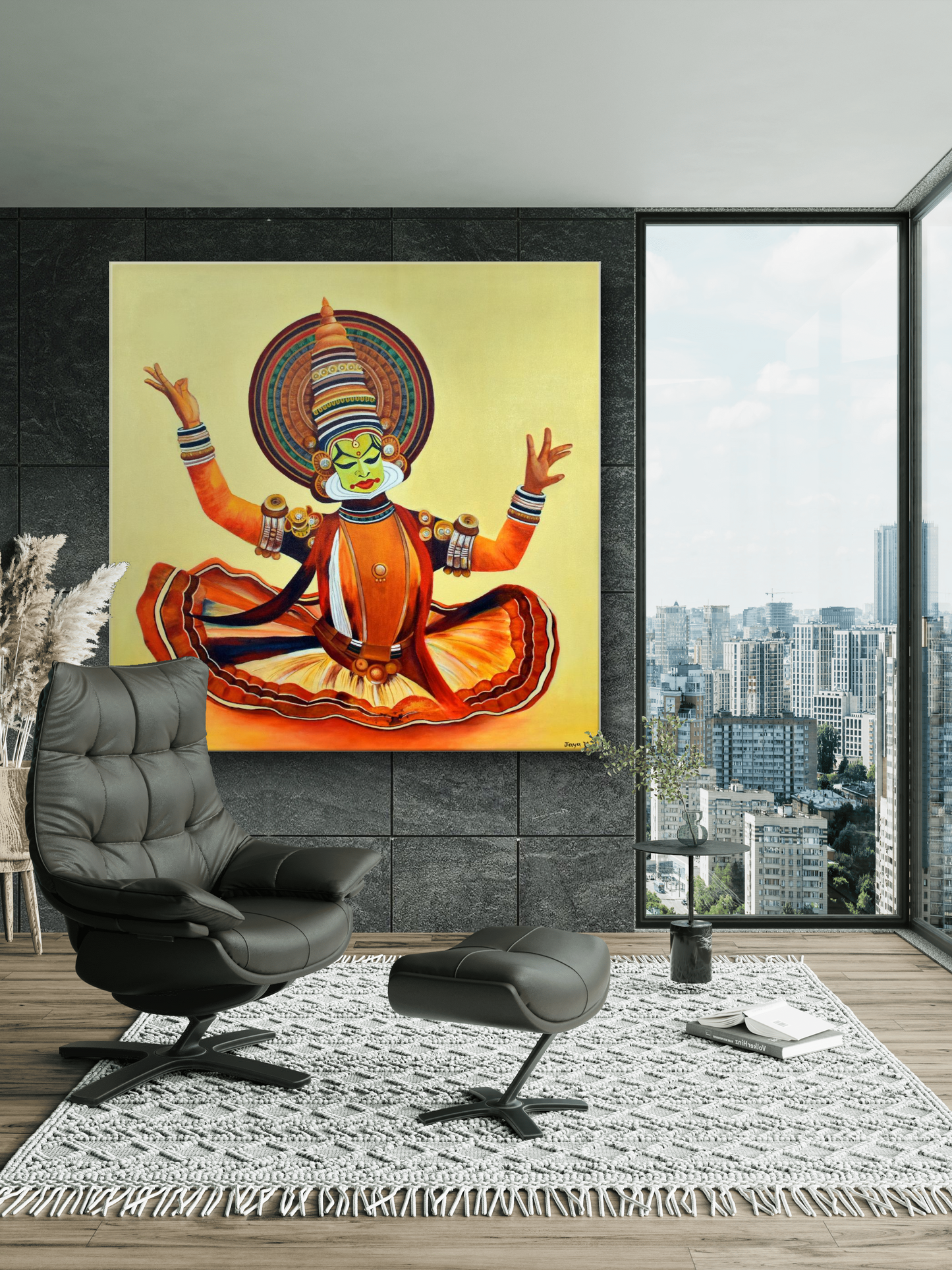 Rhythm of Kathakali -Acrylic Canvas Paintings