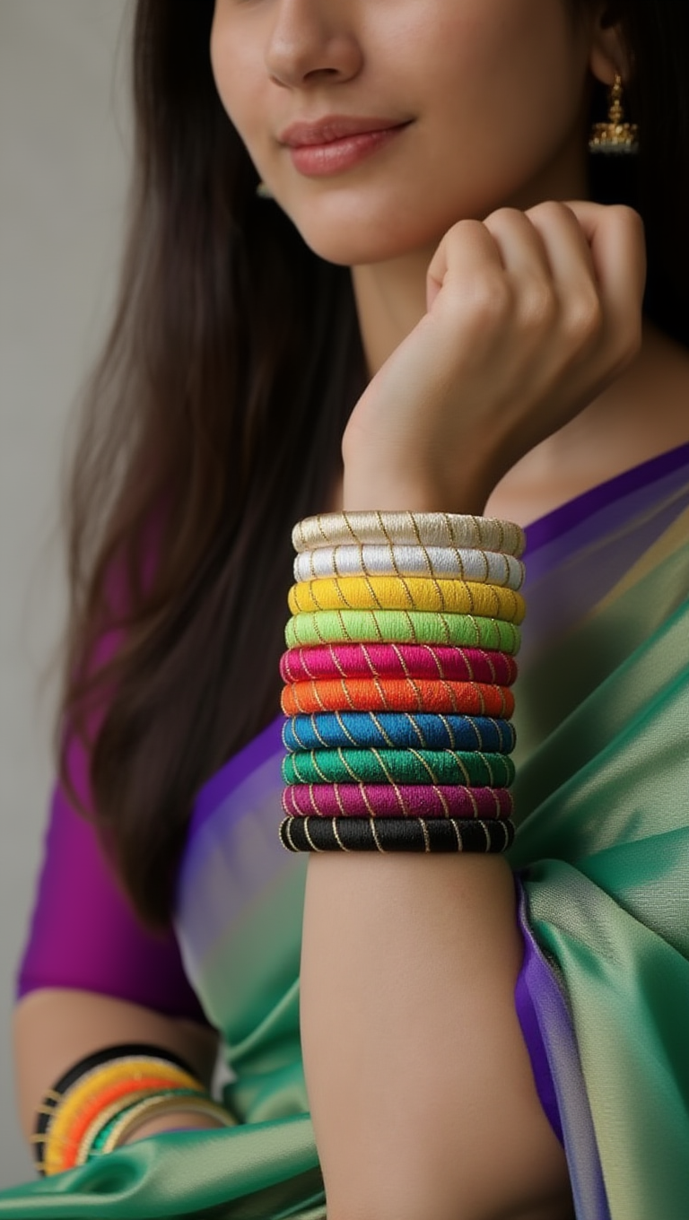 Noor - Silk Thread Bangles