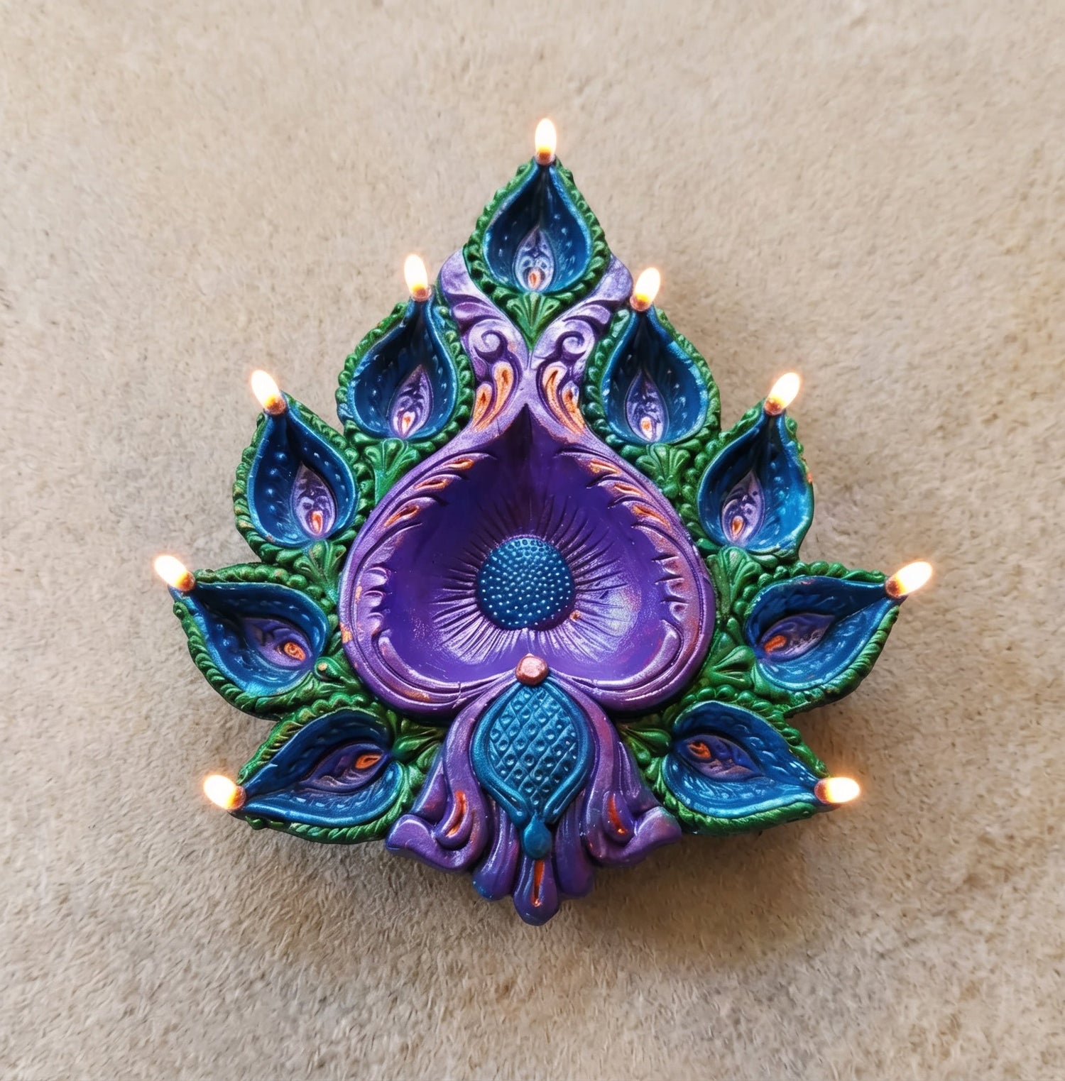 Multi-Bati Oil Diyas