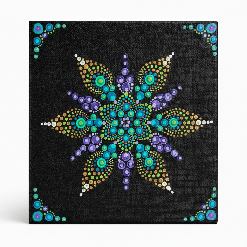 Galaxy Glow  -The Jewel of Dot Mandala Arts