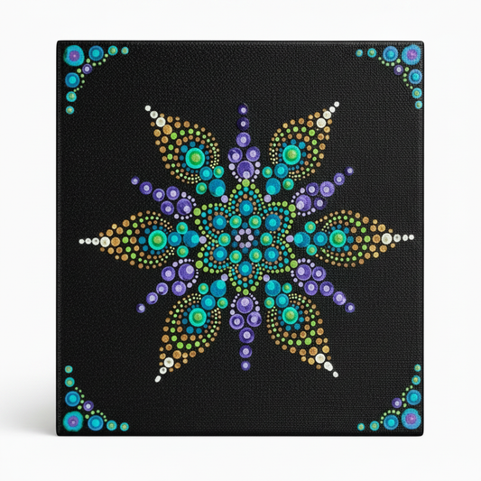 Galaxy Glow  -The Jewel of Dot Mandala Arts