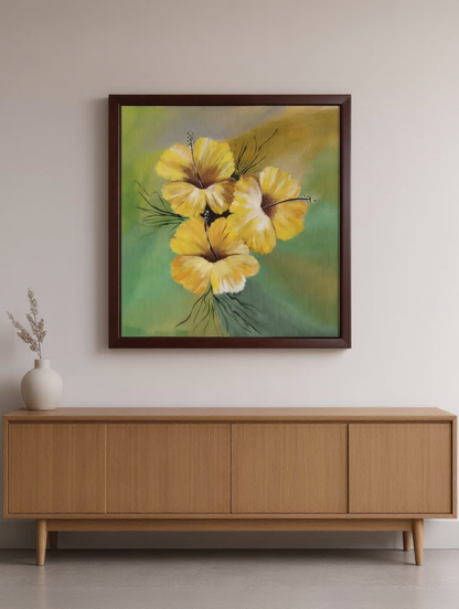 Golden Harmony -Acrylic Canvas Paintings