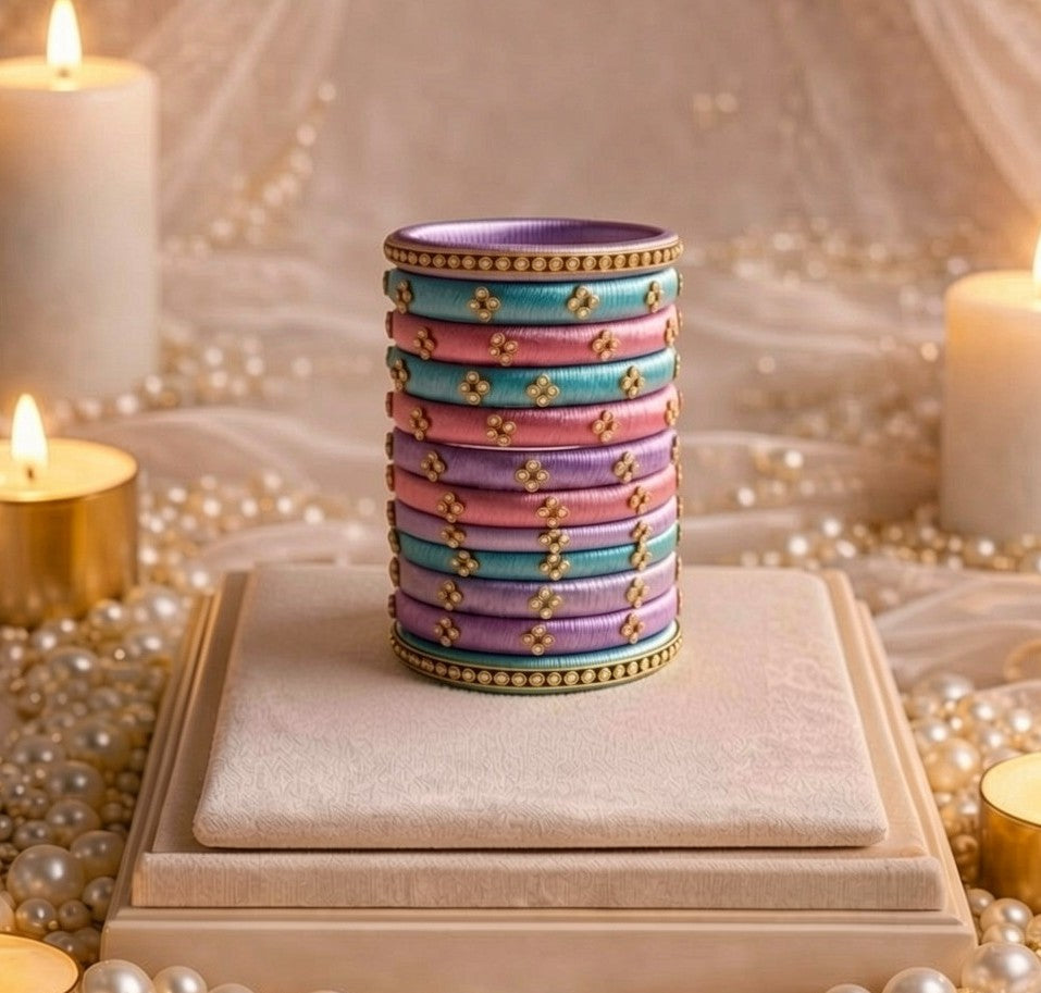 Aarohi - Silk thread bangles