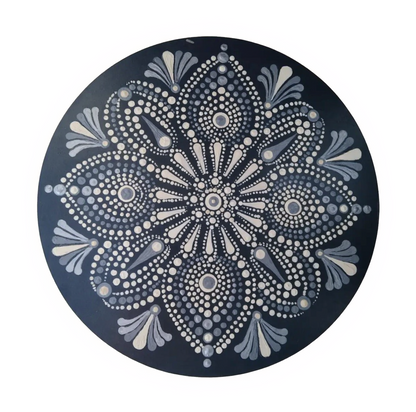 Silver Mist  -The Jewel of Dot Mandala Arts