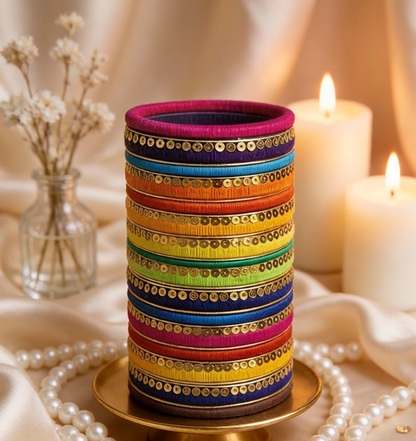 Varnika- Cotton Thread Bangles