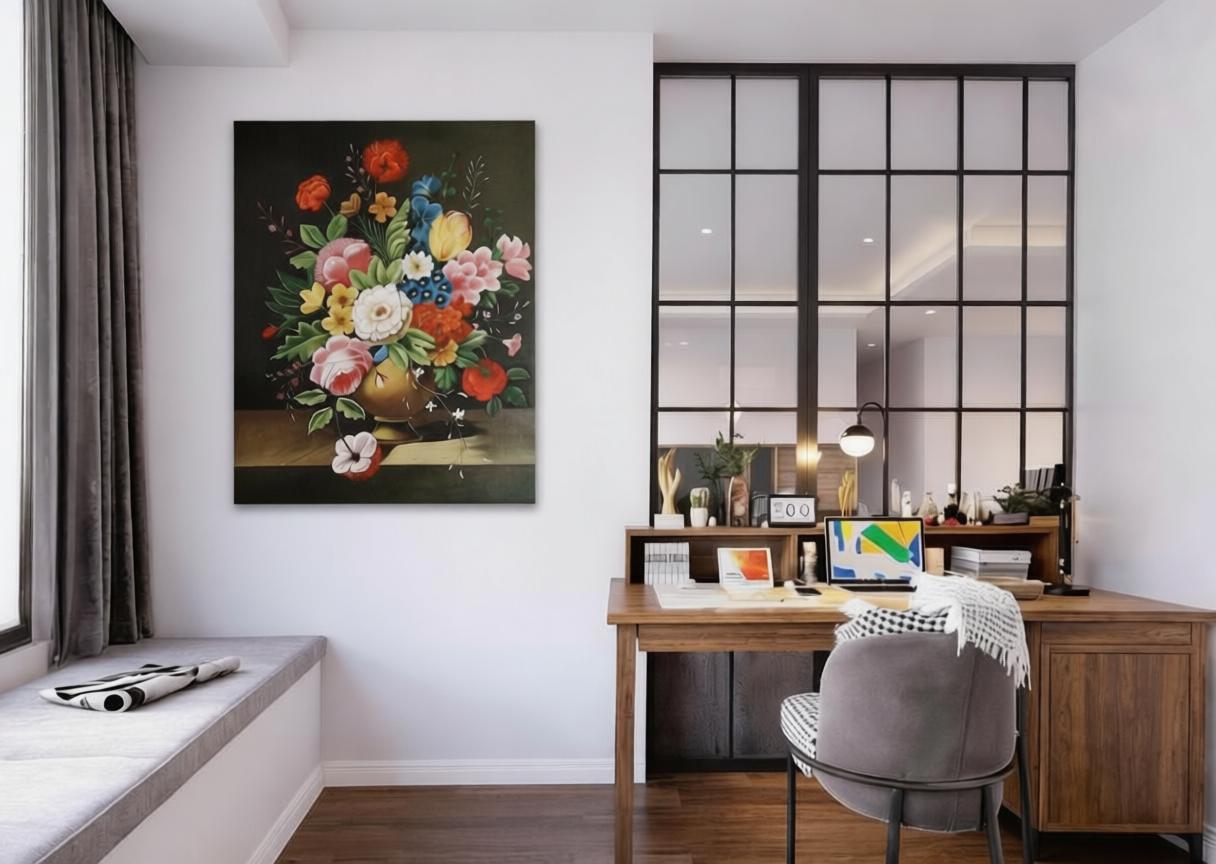 Bouquet of Whispers  -Acrylic Canvas Paintings