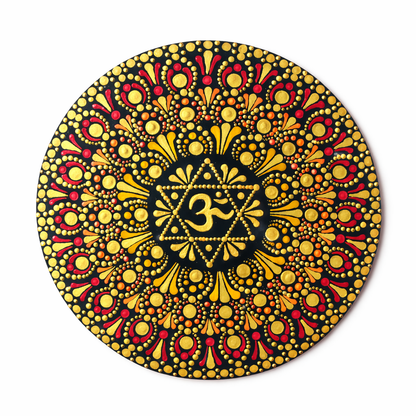 Om  -The Jewel of Dot Mandala Arts