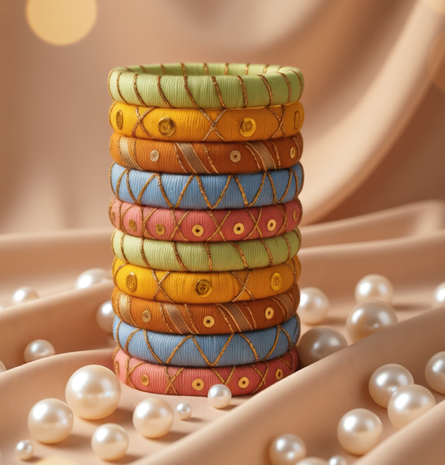Varnika- Cotton Thread Bangles