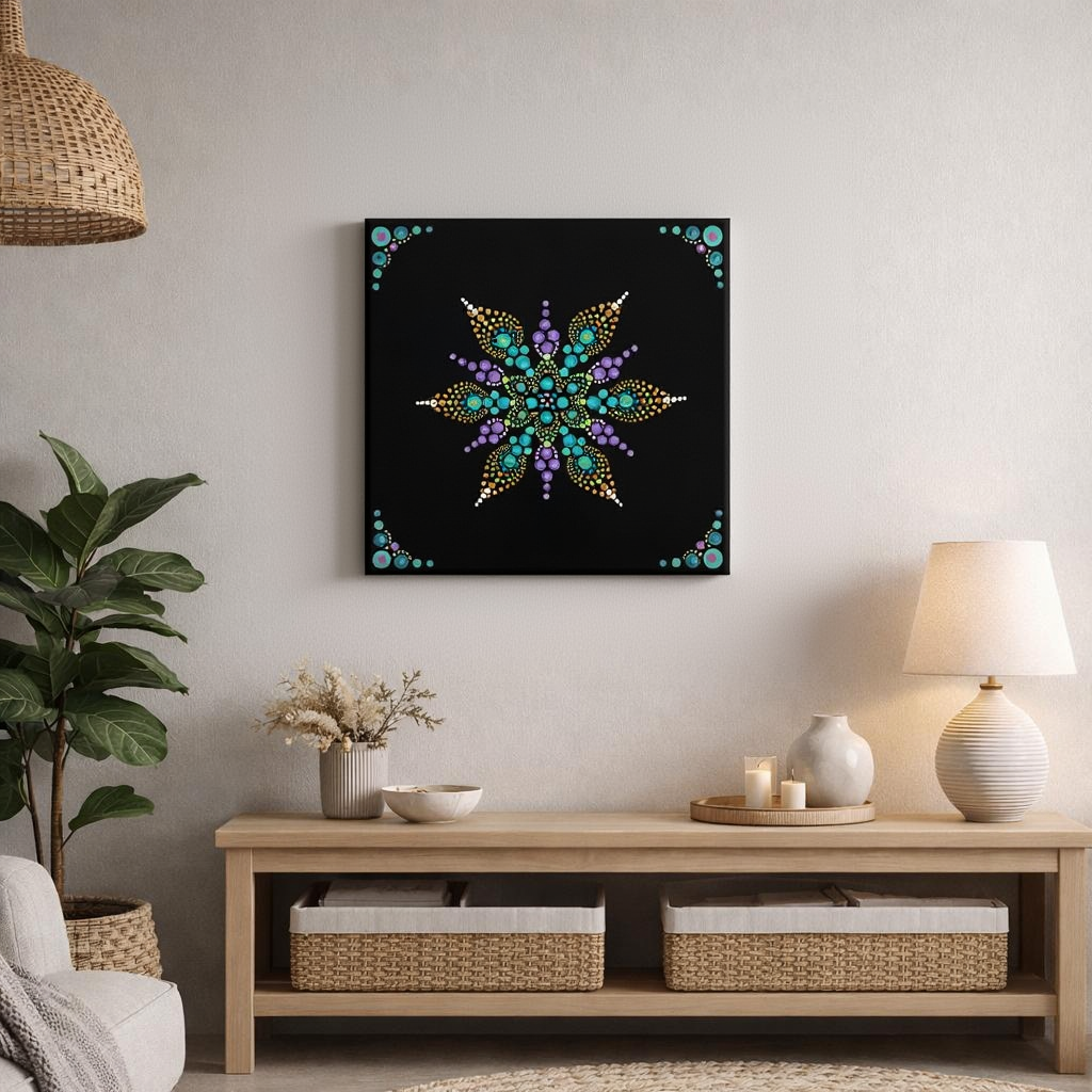 Galaxy Glow  -The Jewel of Dot Mandala Arts