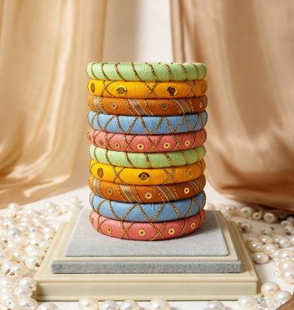 Varnika- Cotton Thread Bangles