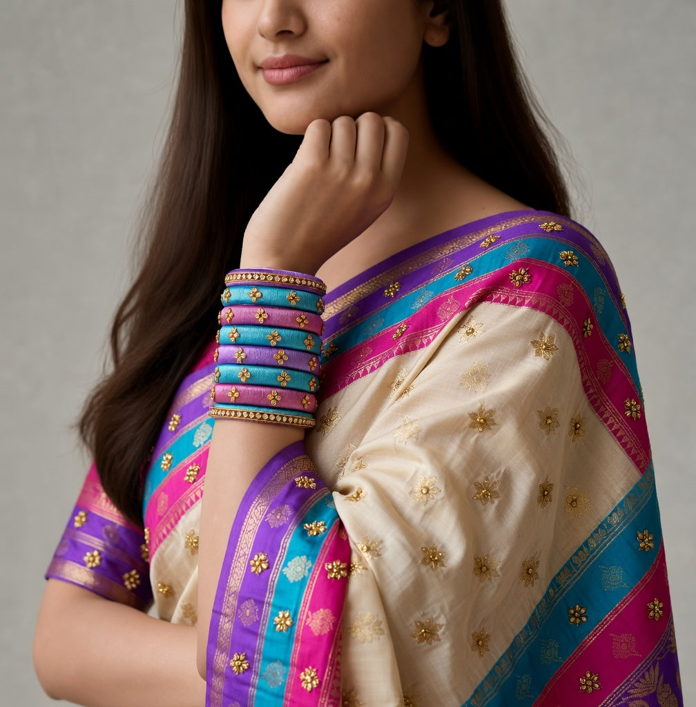 Aarohi - Silk thread bangles
