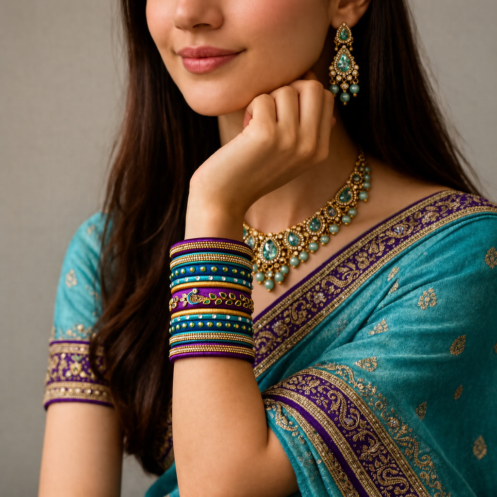 Shyama- Silk Thread Bangles