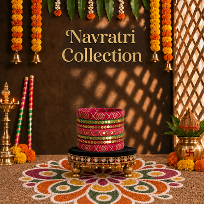 Cotton Thread Bangles Set | Handmade Designer Bangles for Women | Wedding, Festive & Ethnic Wear
