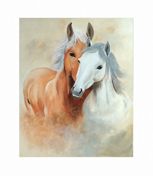 Soulmates of the Wild -Acrylic Canvas Paintings