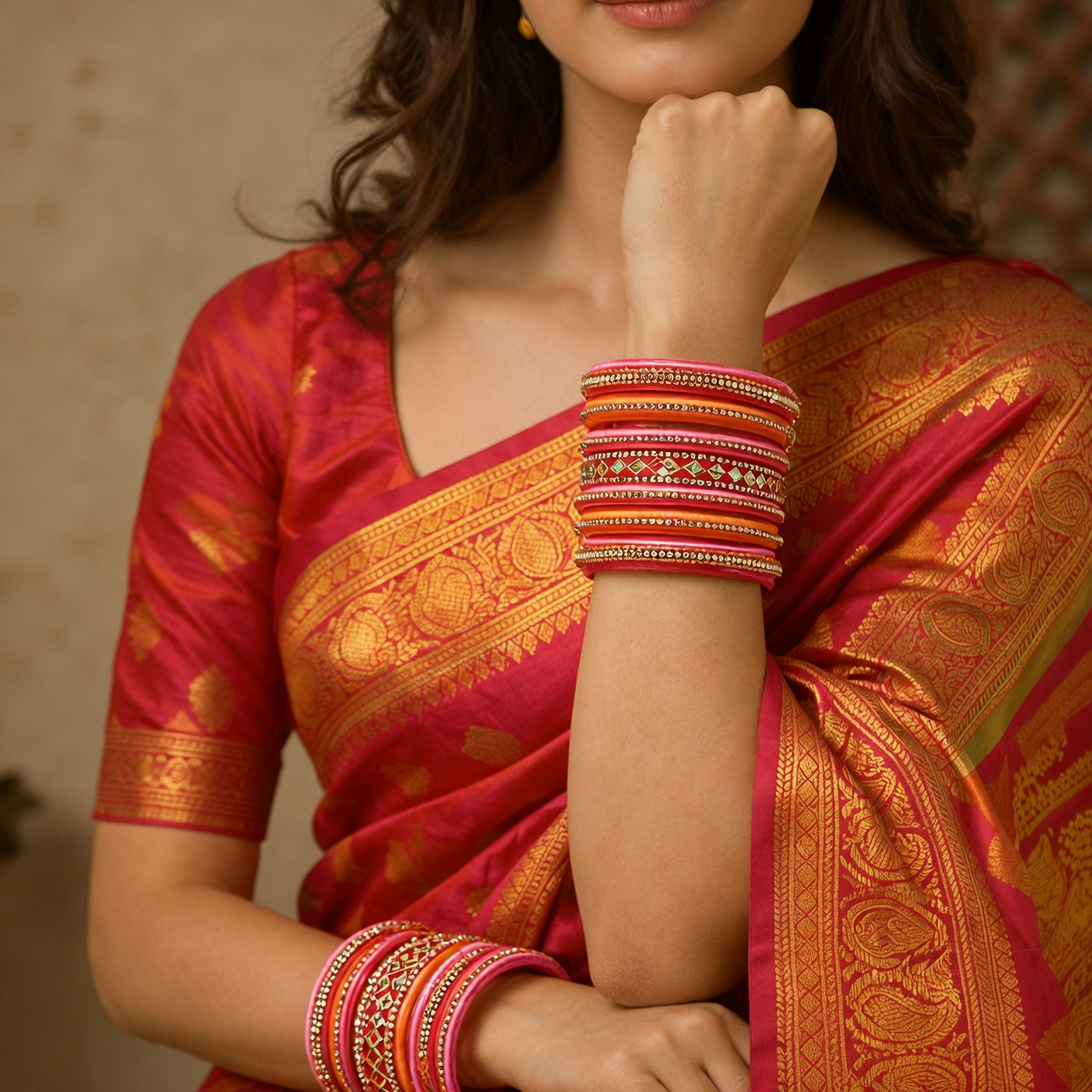 Lavanya- Silk Thread Bangles (Bridal Collection)