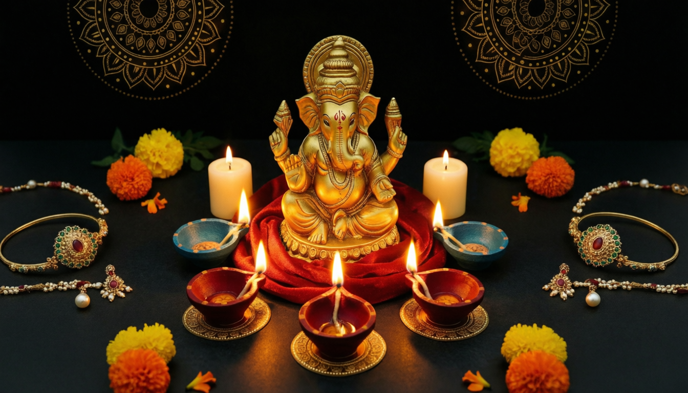 Jewel of Festival  :Hand-Painted Terracotta Diyas