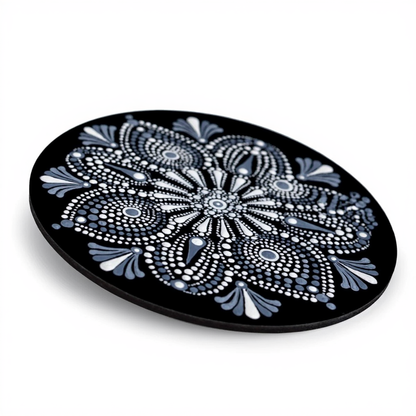 Silver Mist  -The Jewel of Dot Mandala Arts