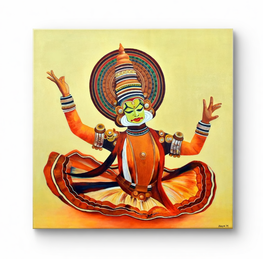 Rhythm of Kathakali -Acrylic Canvas Paintings
