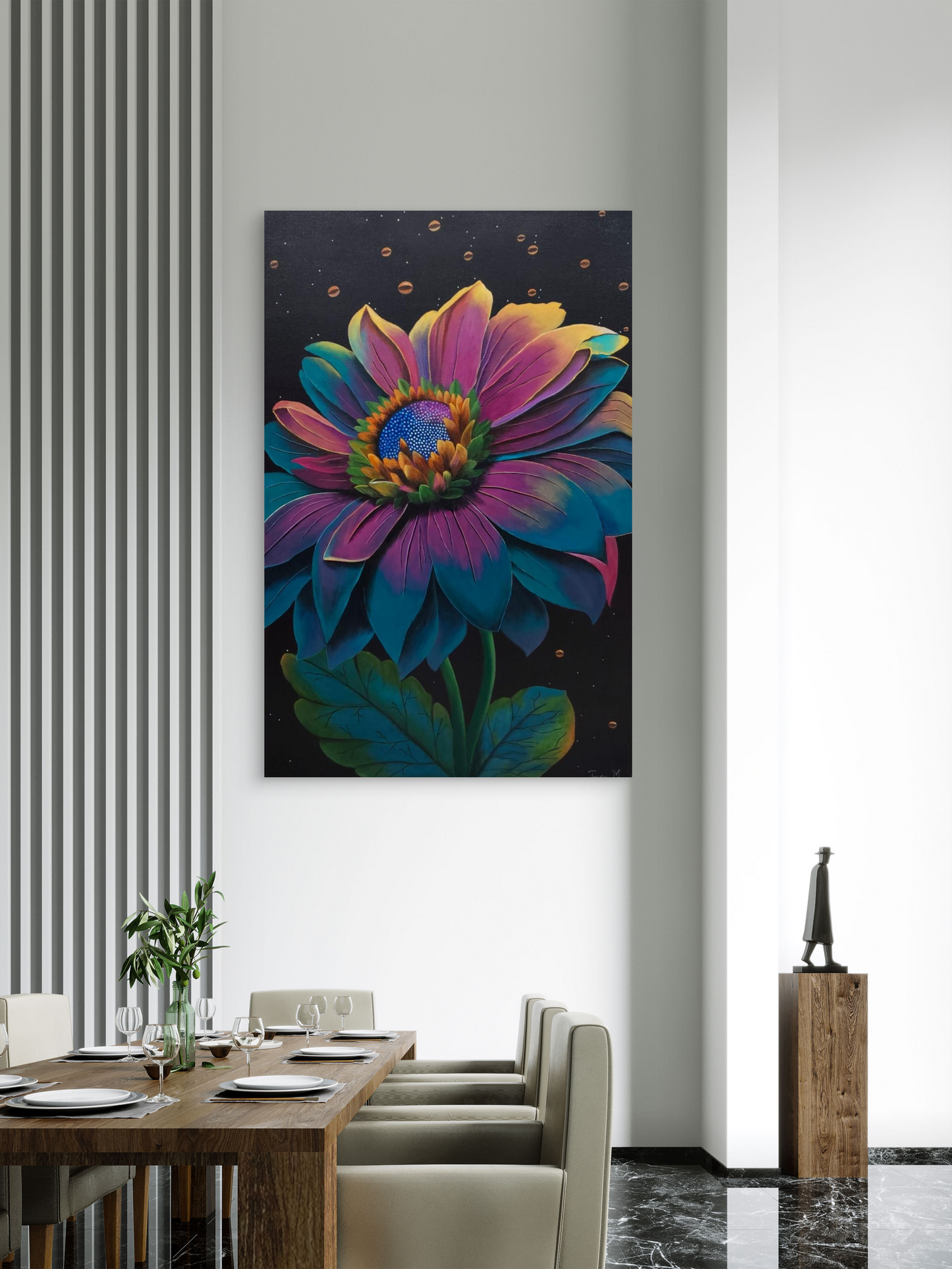 Heavenly Petals  -Acrylic Canvas Paintings