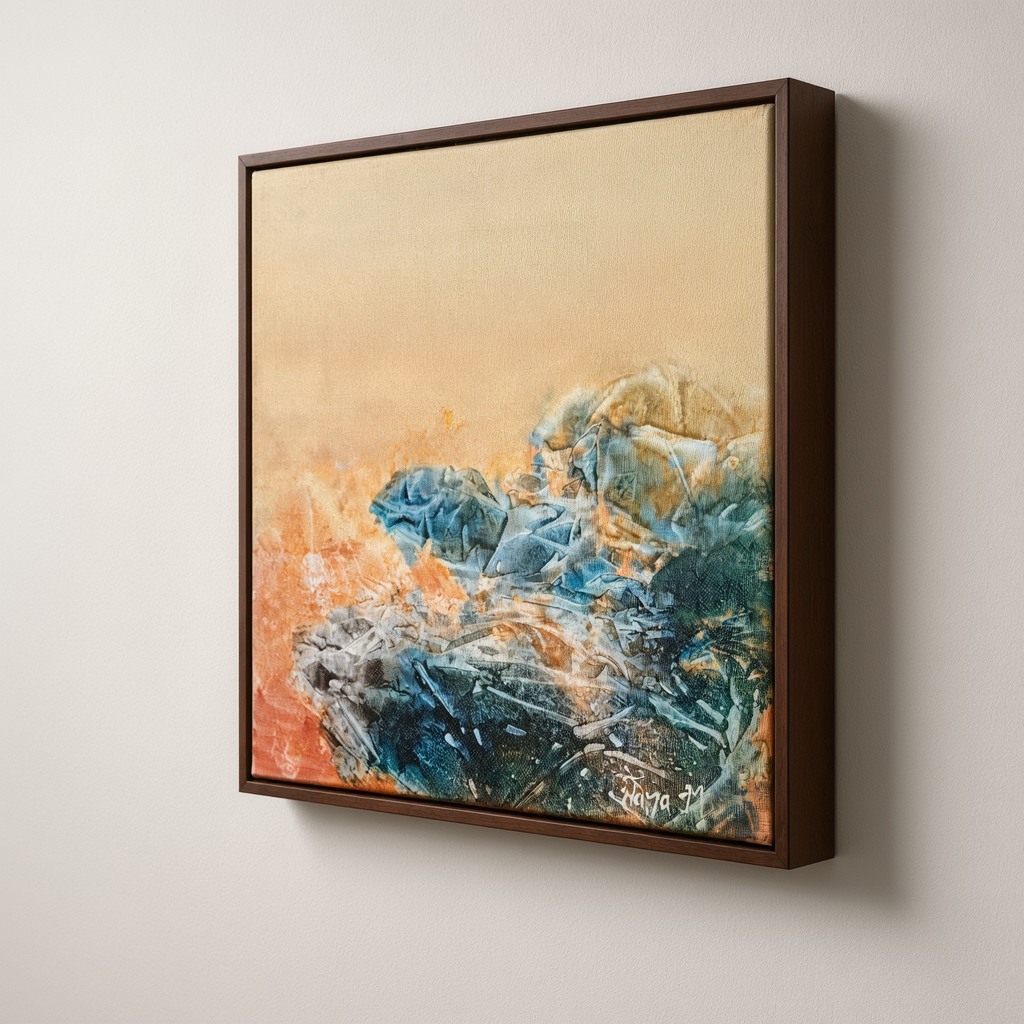 Middle Wave -Acrylic Canvas Paintings
