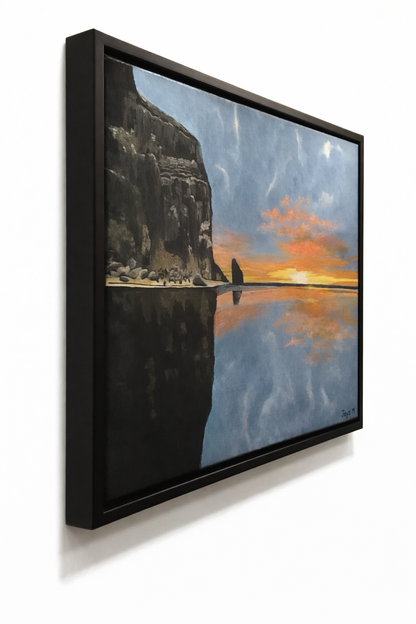 Bali Sunset Reflection -Acrylic Canvas Paintings