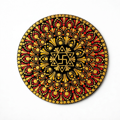 Swastik -The Jewel of Dot Mandala Arts