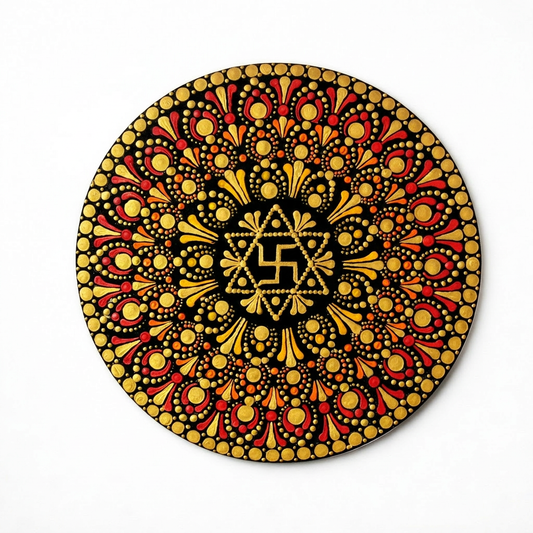 Swastik -The Jewel of Dot Mandala Arts