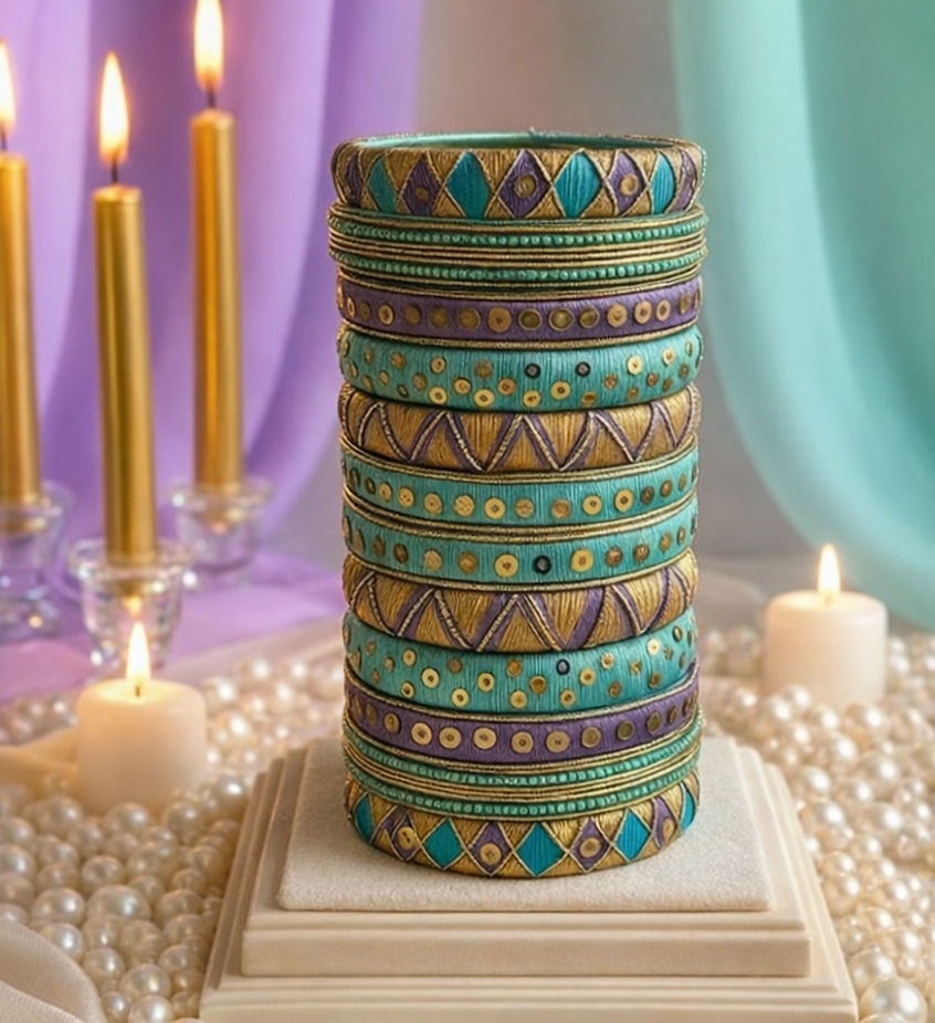 Mayura - Cotton Thread Bangles (Bridal Collection)