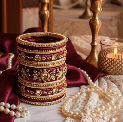 Manikya - Silk Thread Bangles (Bridal Collection)