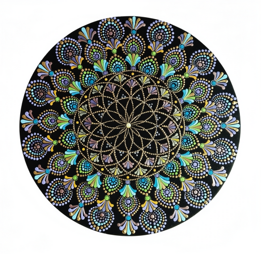 Celestial Harmony   -The Jewel of Dot Mandala Arts