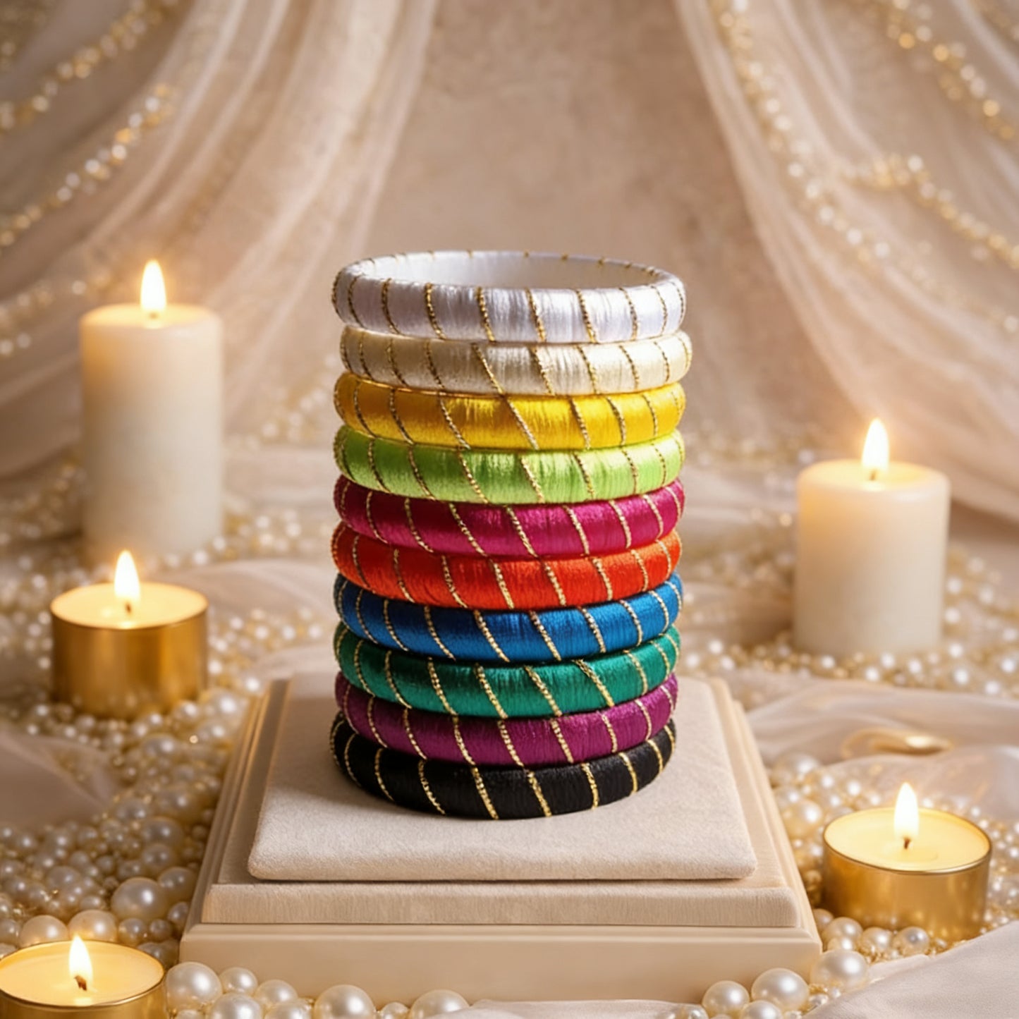 Noor - Silk Thread Bangles