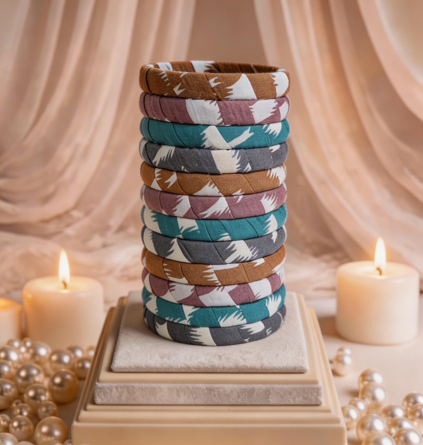 Hemangi -Cotton Fabric Bangles
