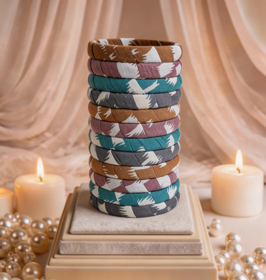 Hemangi -Cotton Fabric Bangles