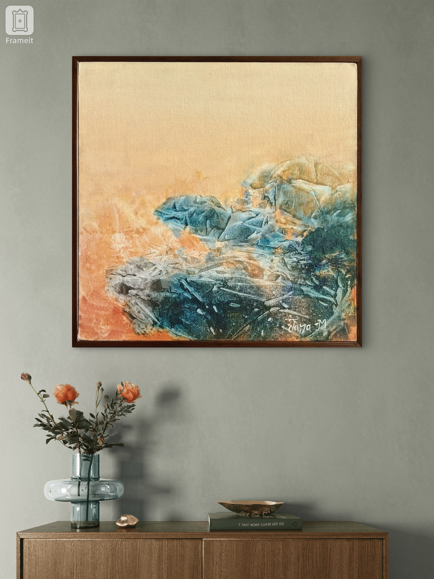 Middle Wave -Acrylic Canvas Paintings