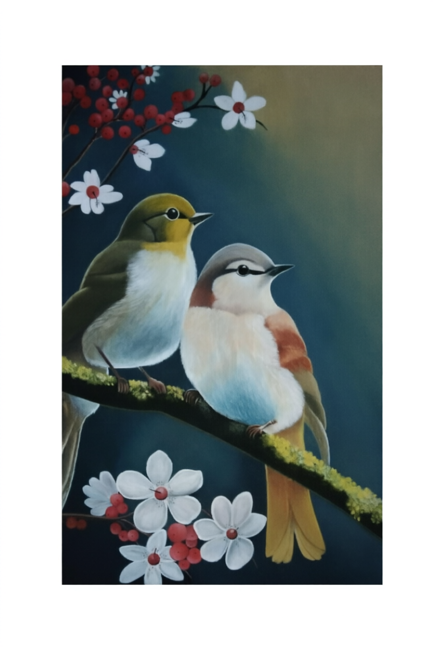 Whispers of Spring -Oil Canvas Paintings