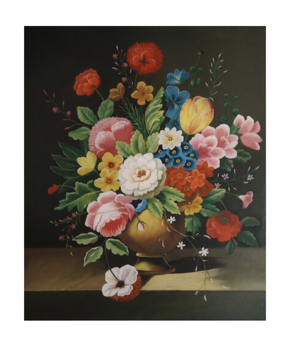 Bouquet of Whispers  -Acrylic Canvas Paintings