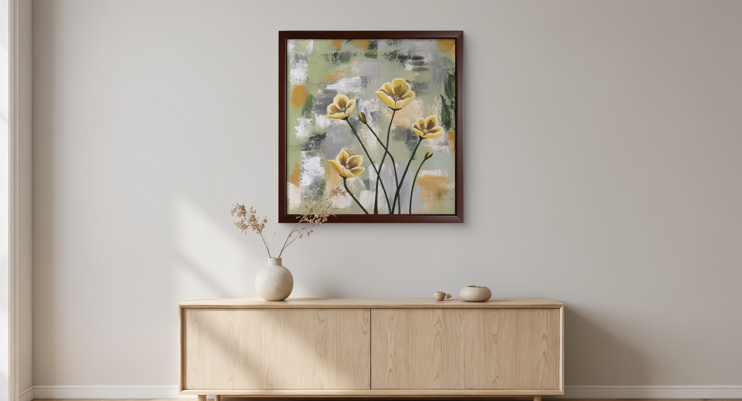 Golden Meadow -Acryllic Canvas Paintings