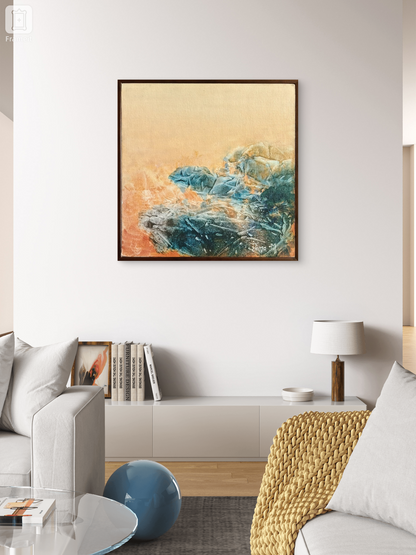 Middle Wave -Acrylic Canvas Paintings