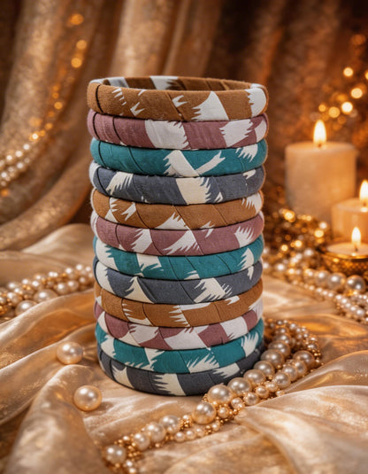 Hemangi -Cotton Fabric Bangles