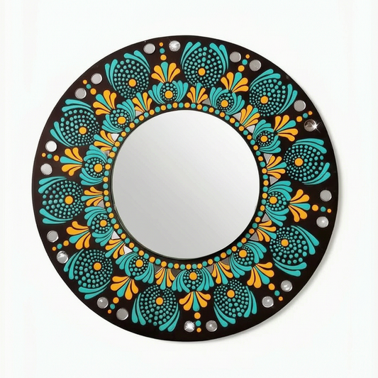Turquoise Serenity  -The Jewel of Dot Mandala Arts