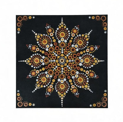 Golden Ember  --The Jewel of Dot Mandala Arts
