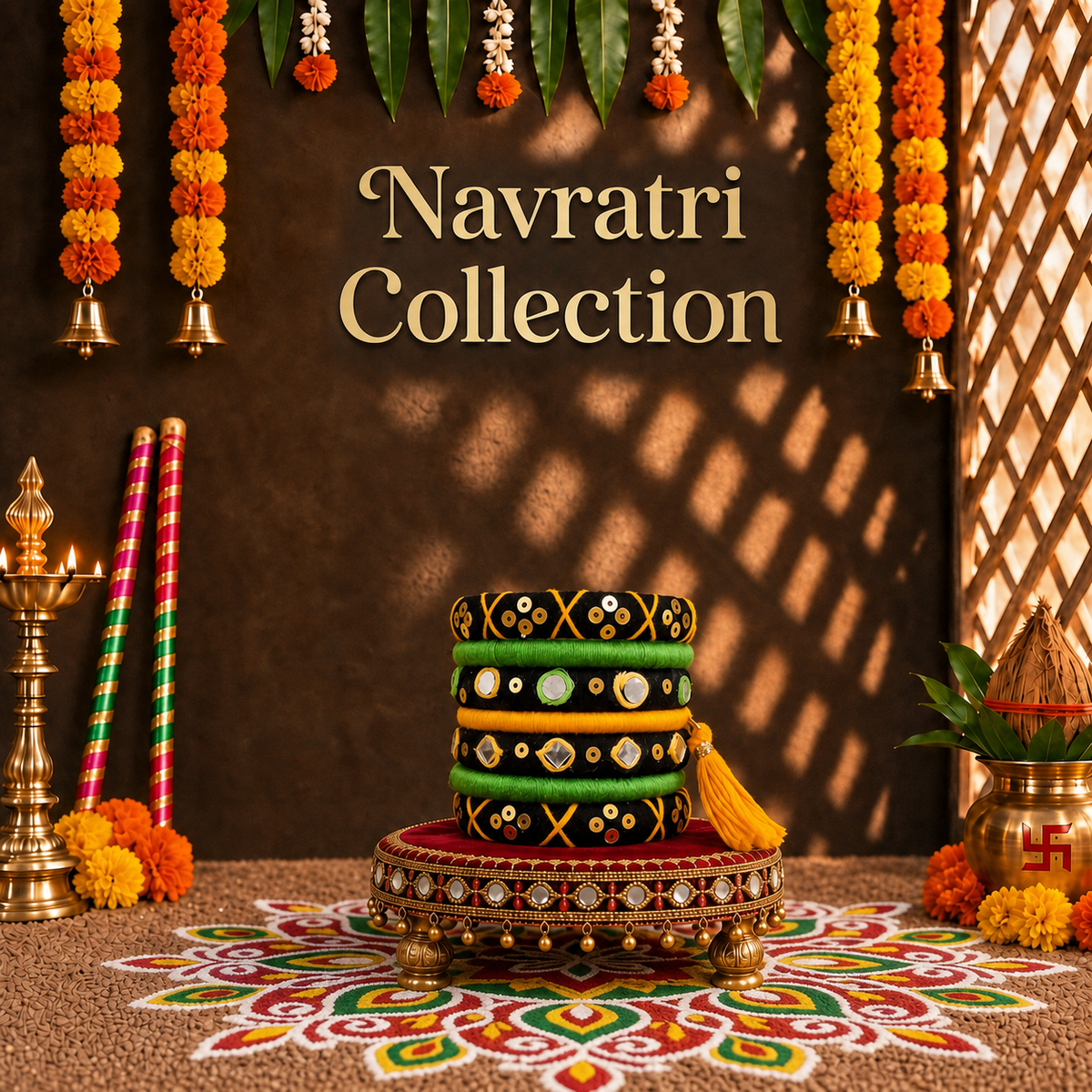 Cotton Thread Bangles Set | Handmade Designer Bangles for Women | Wedding, Festive & Ethnic Wear