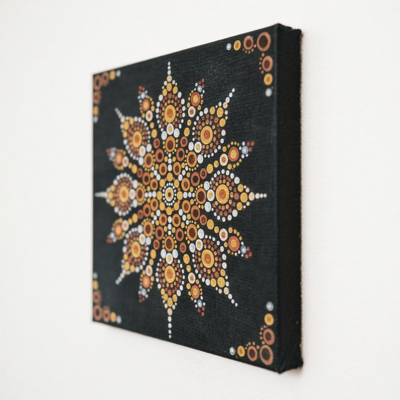 Golden Ember  --The Jewel of Dot Mandala Arts