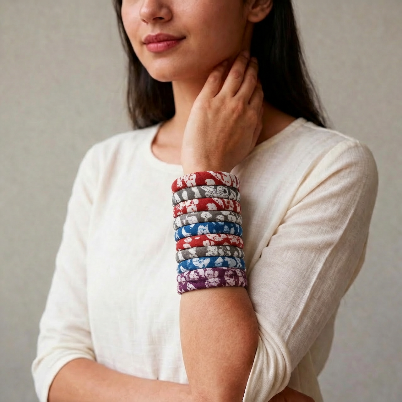 Shivali - Cotton Fabric Bangles