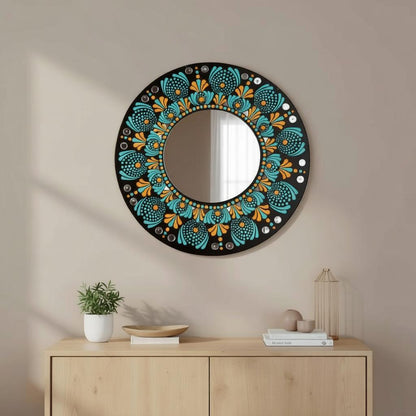 Turquoise Serenity  -The Jewel of Dot Mandala Arts