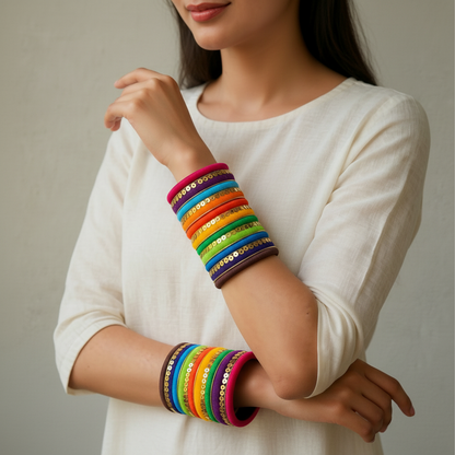 Varnika- Cotton Thread Bangles