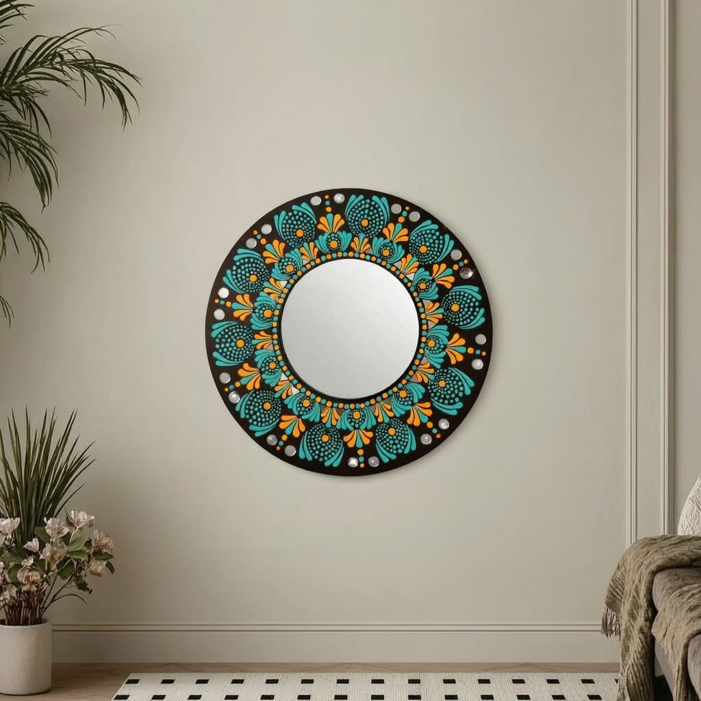 Turquoise Serenity  -The Jewel of Dot Mandala Arts