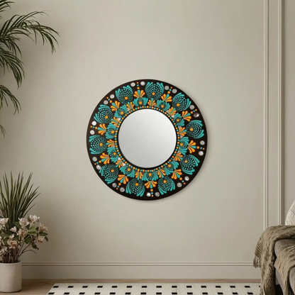 Turquoise Serenity  -The Jewel of Dot Mandala Arts