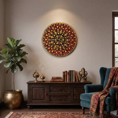 Swastik -The Jewel of Dot Mandala Arts