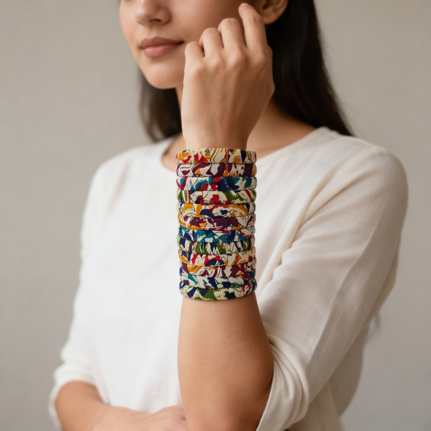 Abhira - Cotton Fabric Bangles